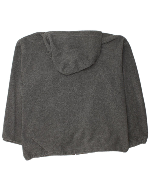 Champion Mens Hooded Fleece Jacket UK 44 2XL Γκρι