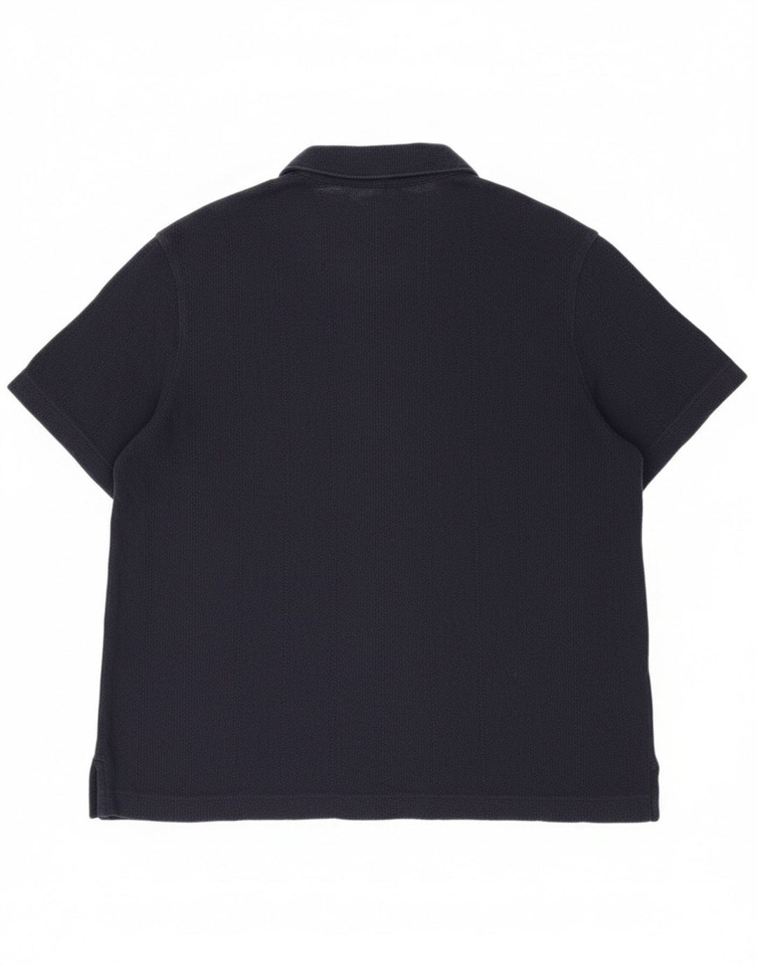 Marks & Spencer Ανδρικό κοντομάνικο πουκάμισο 2XL Navy Blue βαμβακερό