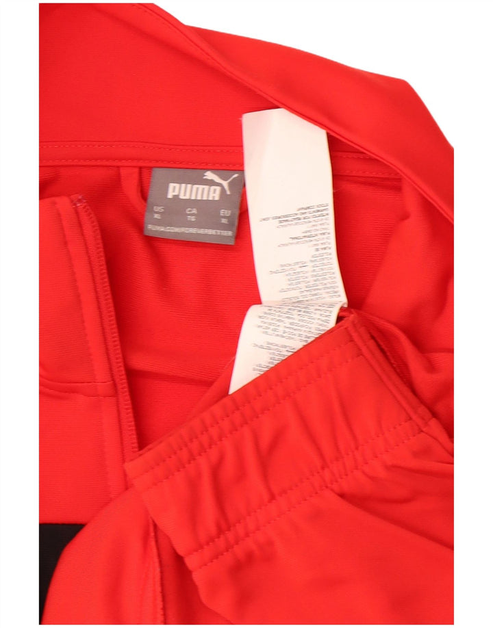 Ανδρική φόρμα PUMA Top Jacket XL Red Colourblock Polyester