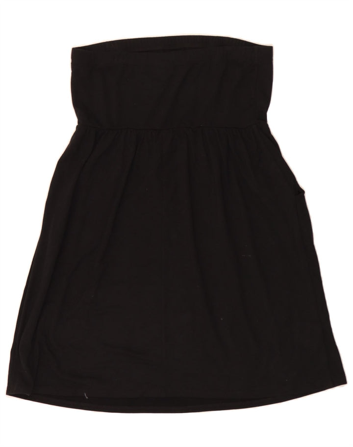 MOSSIMO Womens Strapless Dress UK 14 Large Black Vintage Mossimo and Second-Hand Mossimo from Messina Hembry 
