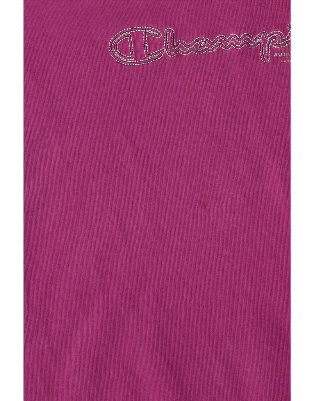 CHAMPION Γυναικείο γραφικό T-Shirt Top UK 12 Medium Pink