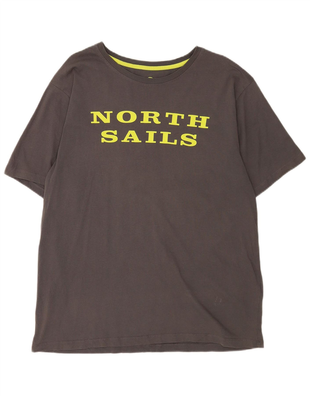 North SAILS Ανδρικό γραφικό T-Shirt Top XL Γκρι βαμβακερό
