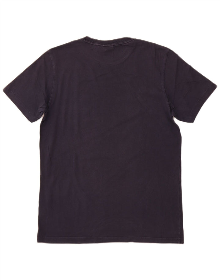 Ανδρικό γραφικό T-Shirt Adidas Top από μεσαίο μπλε ναυτικό βαμβακερό