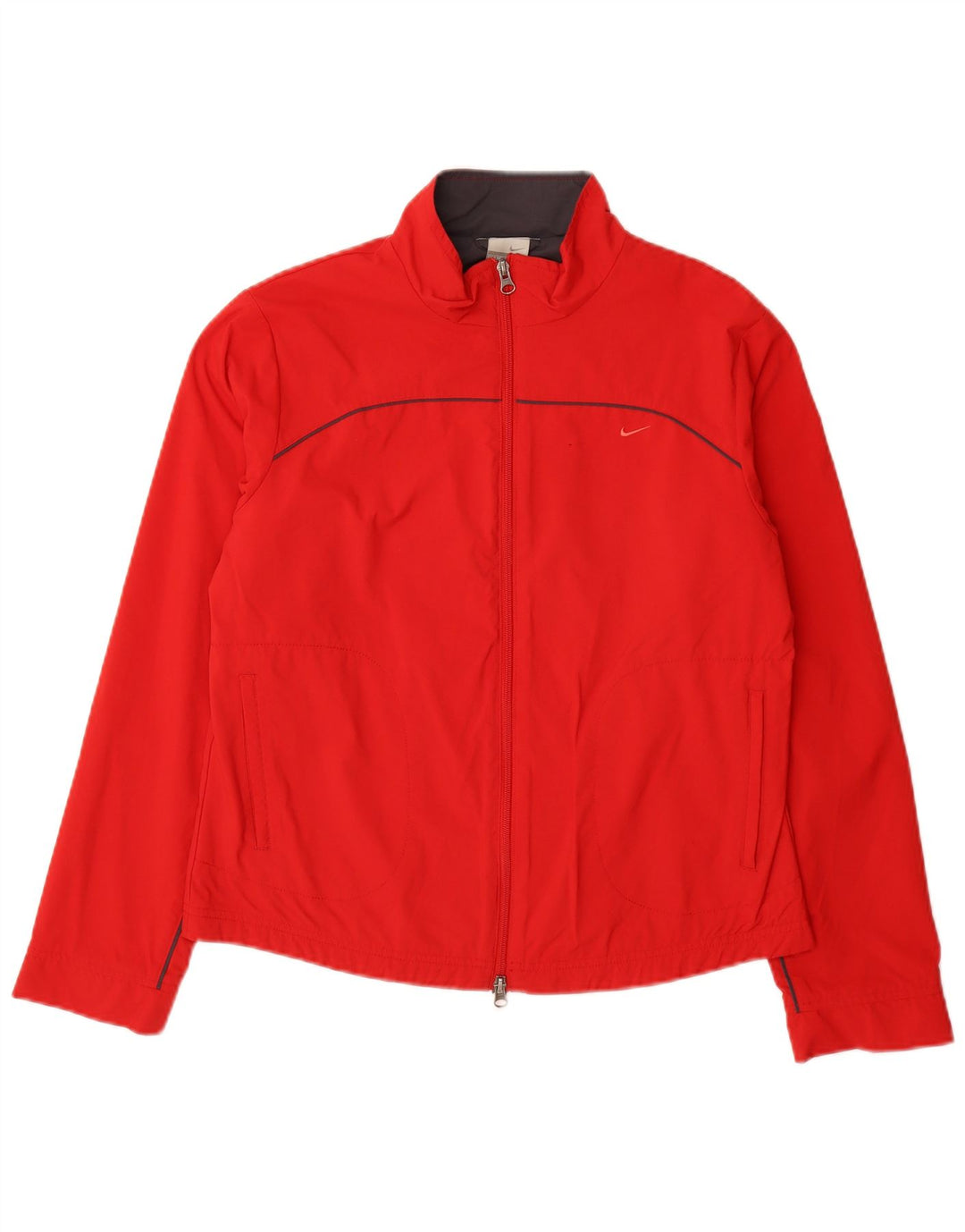 Γυναικεία φόρμα NIKE Top Jacket UK 10/12 Medium Red Nylon