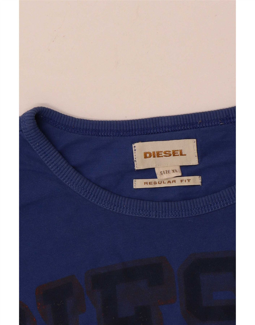 Diesel Ανδρικό T-Shirt Regular Fit Top XL Blue