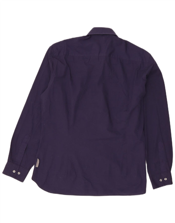 Ανδρικό πουκάμισο French Connection XL Navy Blue Cotton