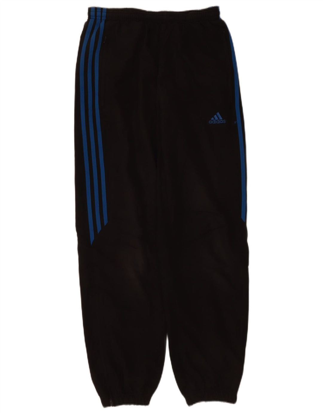 Adidas Boys Tracksuit Trousers Joggers 12-13 Years Black Polyester