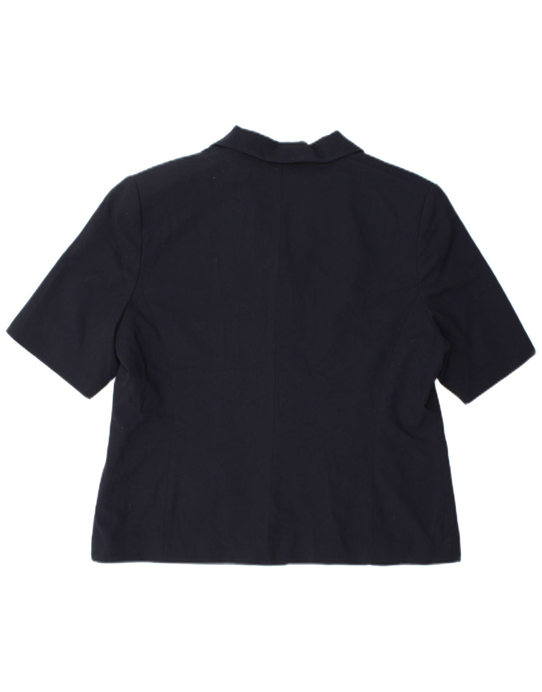 Marks & Spencer Γυναικείο κοντομάνικο σακάκι μπλέιζερ UK 18 XL Navy Blue