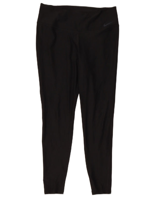 Γυναικείο κολάν Nike Dri Fit UK 14 Μεγάλο μαύρο πολυεστέρα