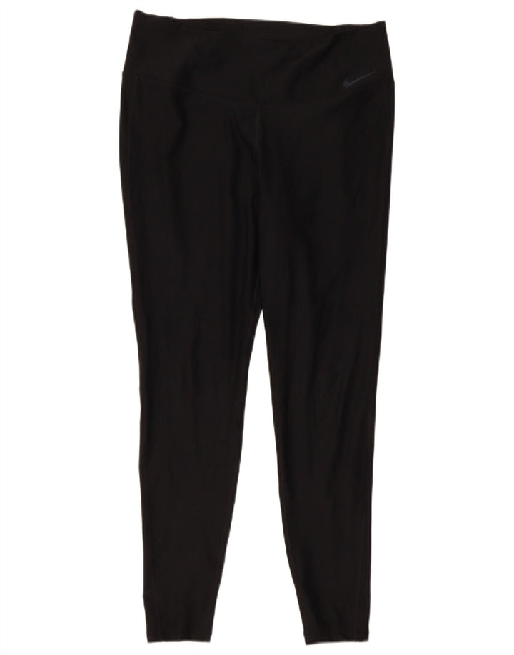 Γυναικείο κολάν Nike Dri Fit UK 14 Μεγάλο μαύρο πολυεστέρα