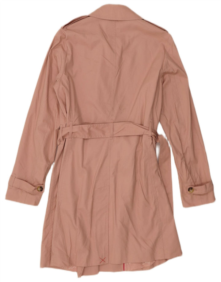 Boden Γυναικεία καμπαρντίνα UK 10 Small Pink Cotton