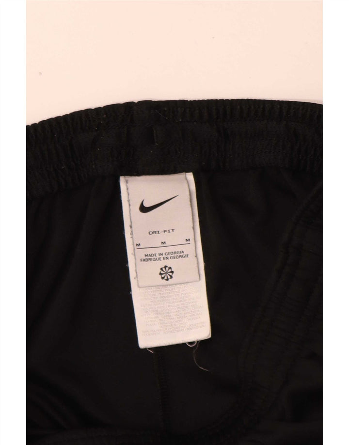 Ανδρικές φόρμες Nike Dri Fit Παντελόνια μεσαίου μαύρου χρώματος πολυεστέρας