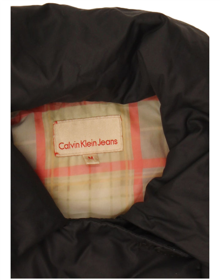 Calvin Klein Jeans Γυναικείο παλτό με διπλό στήθος UK 14 Medium Black