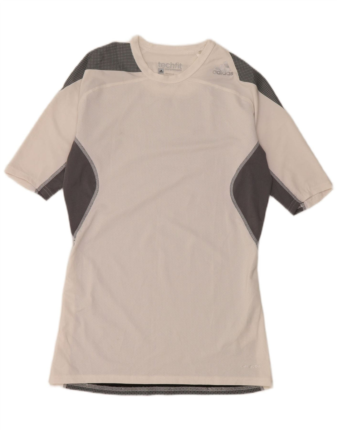 Ανδρικό μπλουζάκι με γραφικό συμπίεση Adidas Top Large White Colourblock