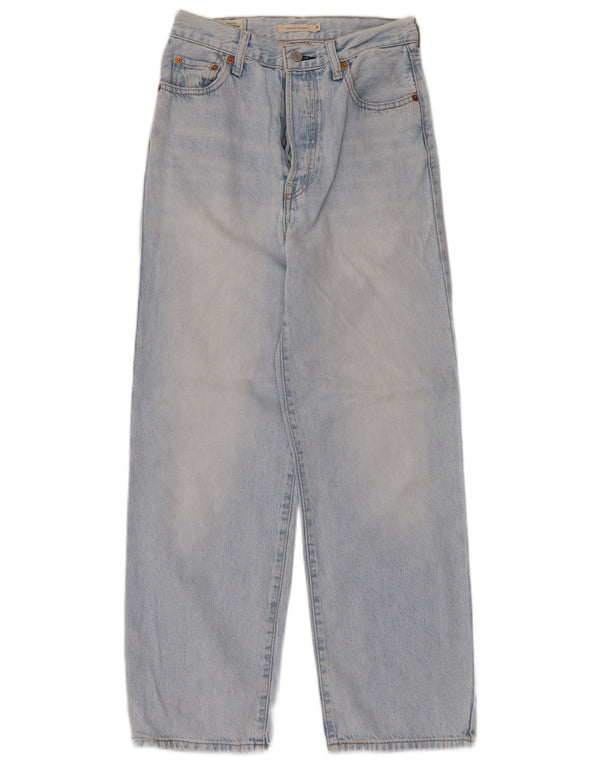 Γυναικείο τζιν ψηλόμεσο ίσιο Levi's Ribcage W26 L27 Μπλε βαμβακερό