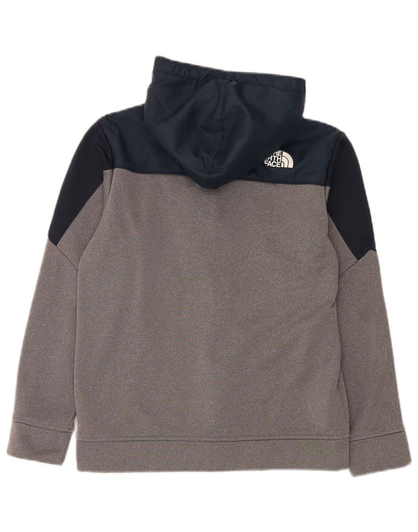 The North Face Boys Zip Hoodie πουλόβερ 11-12 ετών μεγάλο γκρι χρώμα