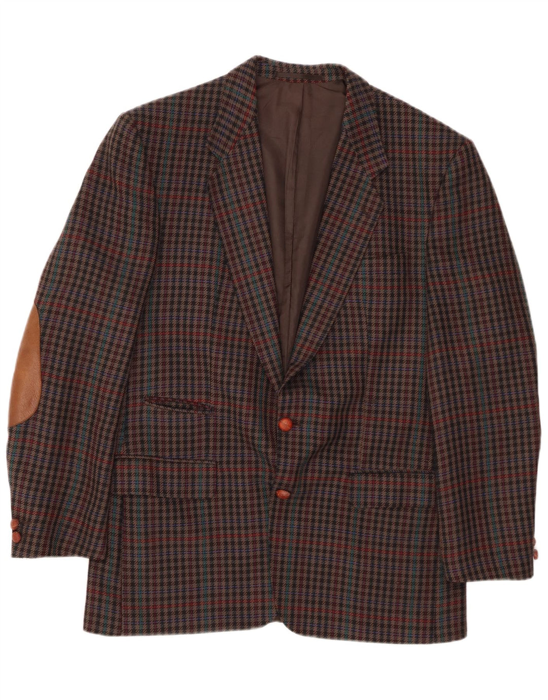 MARIO BARUTTI Ανδρικό σακάκι σακάκι UK 40 Μεγάλο πολύχρωμο Houndstooth