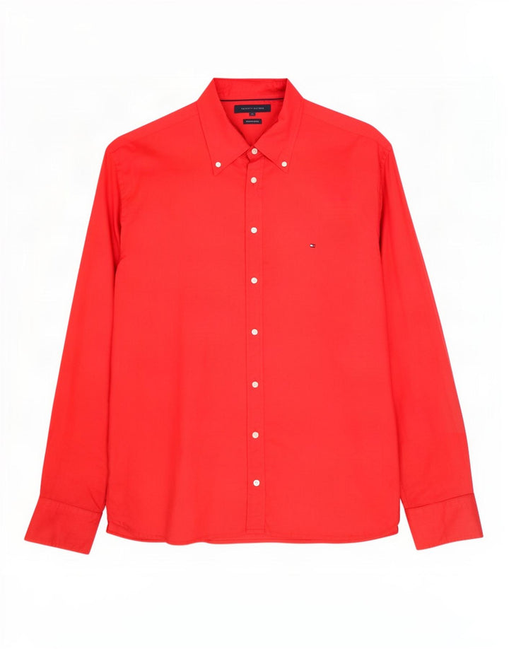 Ανδρικό πουκάμισο Tommy Hilfiger XL Red Len