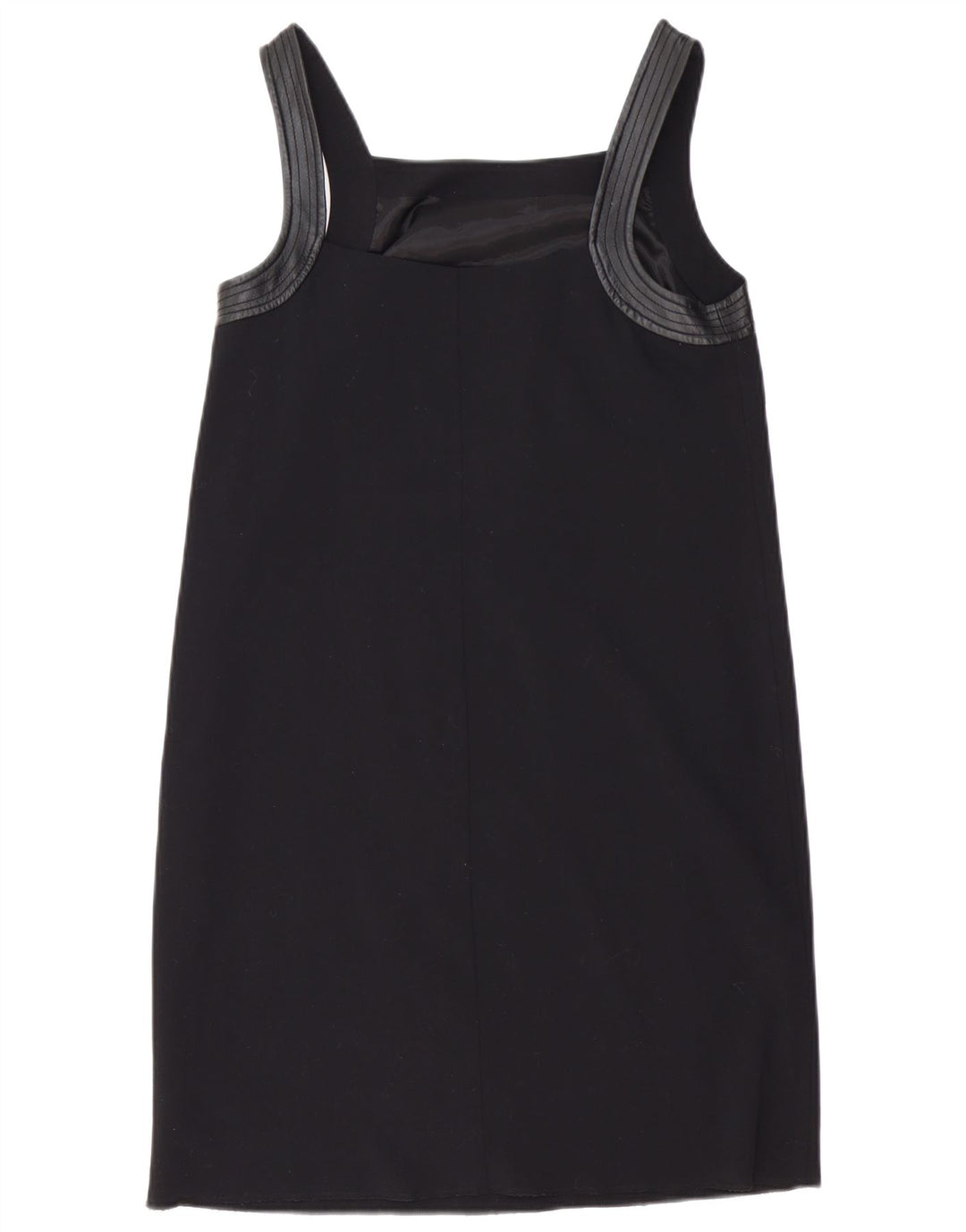 STEFANEL Womens Sleeveless Shift Dress EU 38 Medium Black Vintage Stefanel and Second-Hand Stefanel from Messina Hembry 