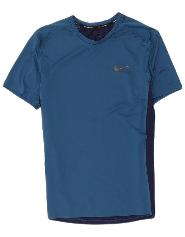 Ανδρικό T-shirt Nike Dri Fit T-shirt με μεσαίο μπλε χρώμα
