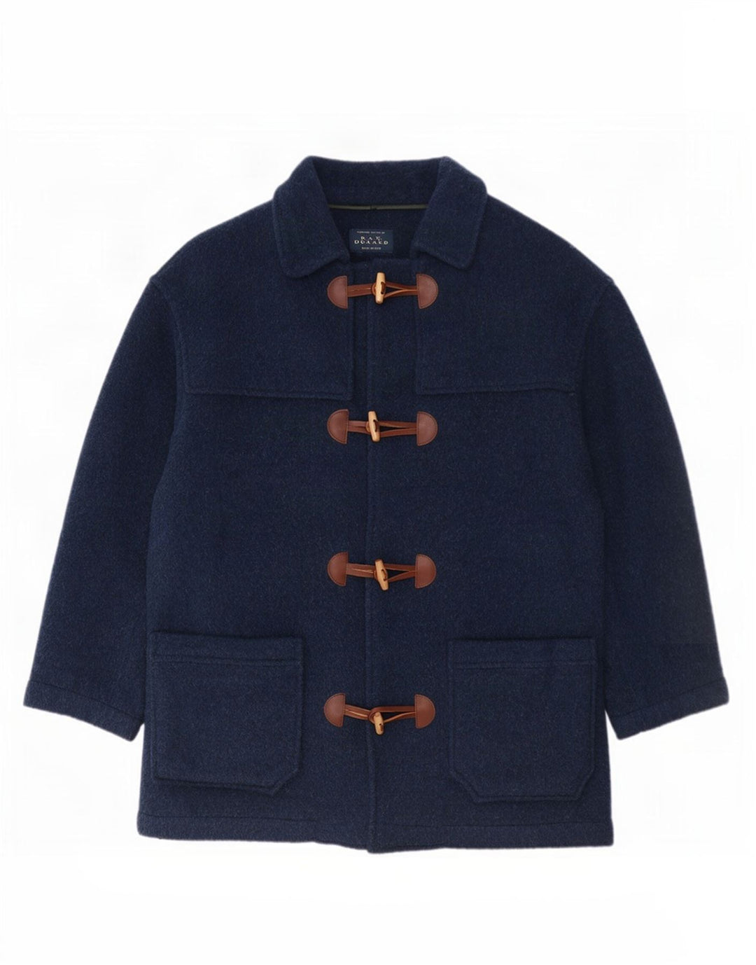 Vintage Ανδρικό παλτό Duffle IT 50 Large Navy Blue Wool