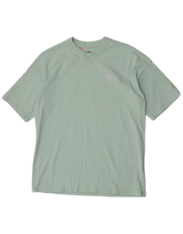 Adidas Boys T-Shirt Top 13-14 ετών Πράσινο βαμβακερό