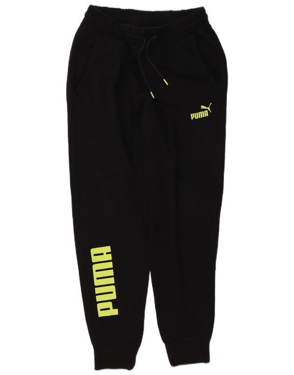 Ανδρική αθλητική φόρμα Puma Graphic Παντελόνι Joggers Μεγάλο Μαύρο Βαμβακερό