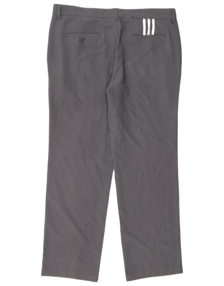 Adidas Ανδρικό Climalite ίσιο παντελόνι Chino W38 L32 Γκρι Πολυεστέρας