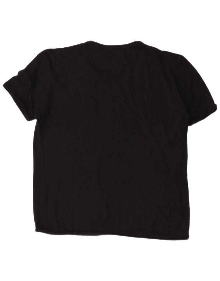Zara Ανδρικό T-Shirt Top XL Μαύρο