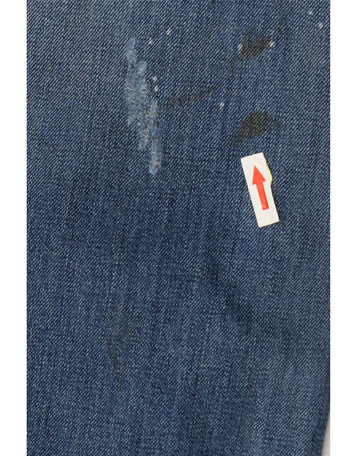 Ανδρικό Diesel Distressed Straight Jeans W34 L34 Μπλε βαμβακερό