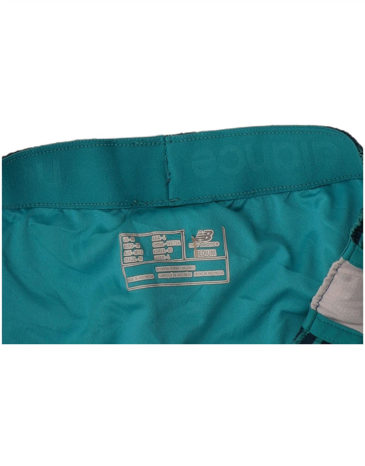 NEW BALANCE Γυναικείο αθλητικό σορτς UK 14 Medium Navy Blue ριγέ