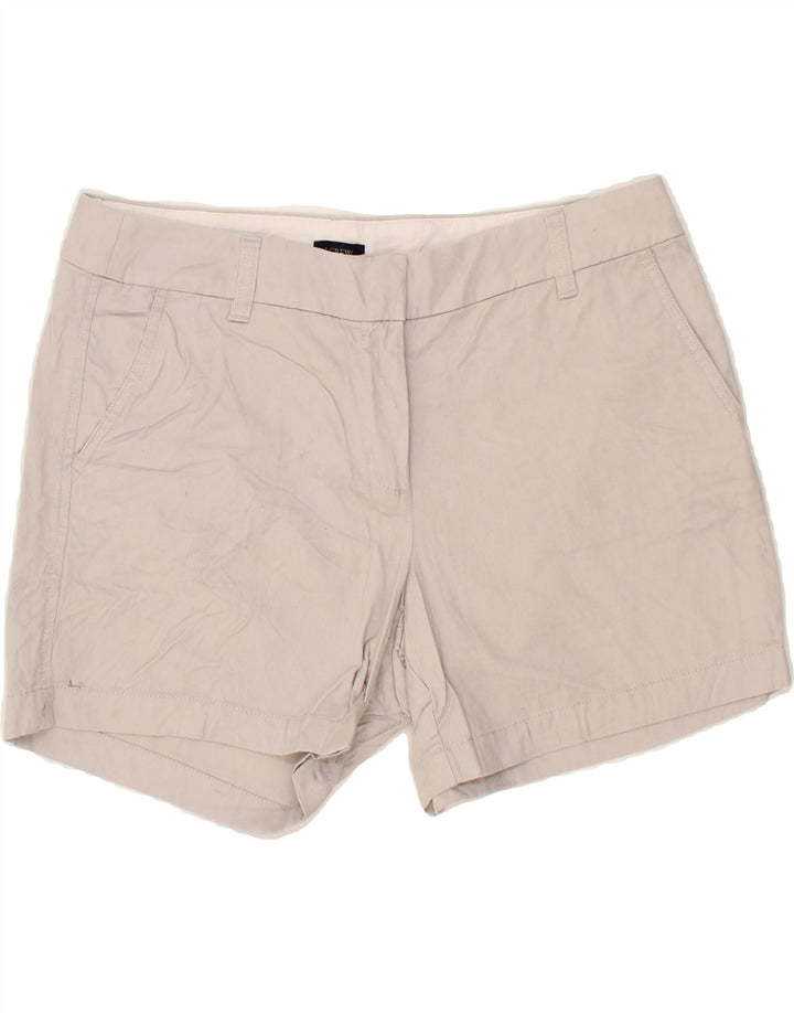 J. CREW Womens Chino Shorts US 10 Large W36 Grey Cotton Vintage J. Crew and Second-Hand J. Crew from Messina Hembry 