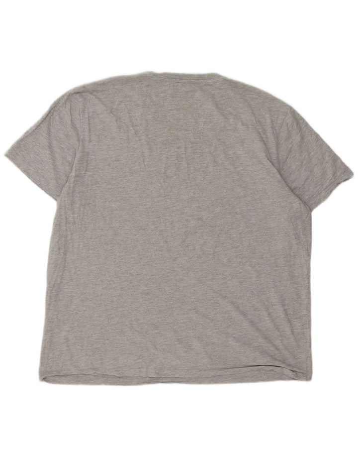 Jack & Jones Ανδρικό T-Shirt Top 2XL Γκρι βαμβακερό