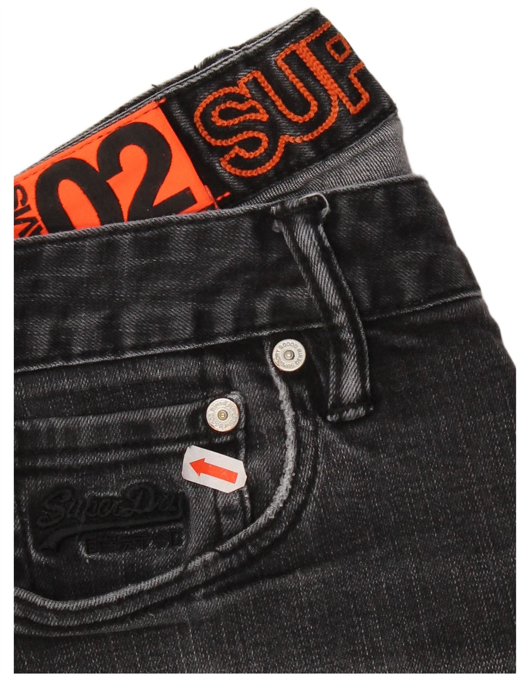 Ανδρικό Skinny Jeans Superdry W34 L29 Γκρι βαμβακερό