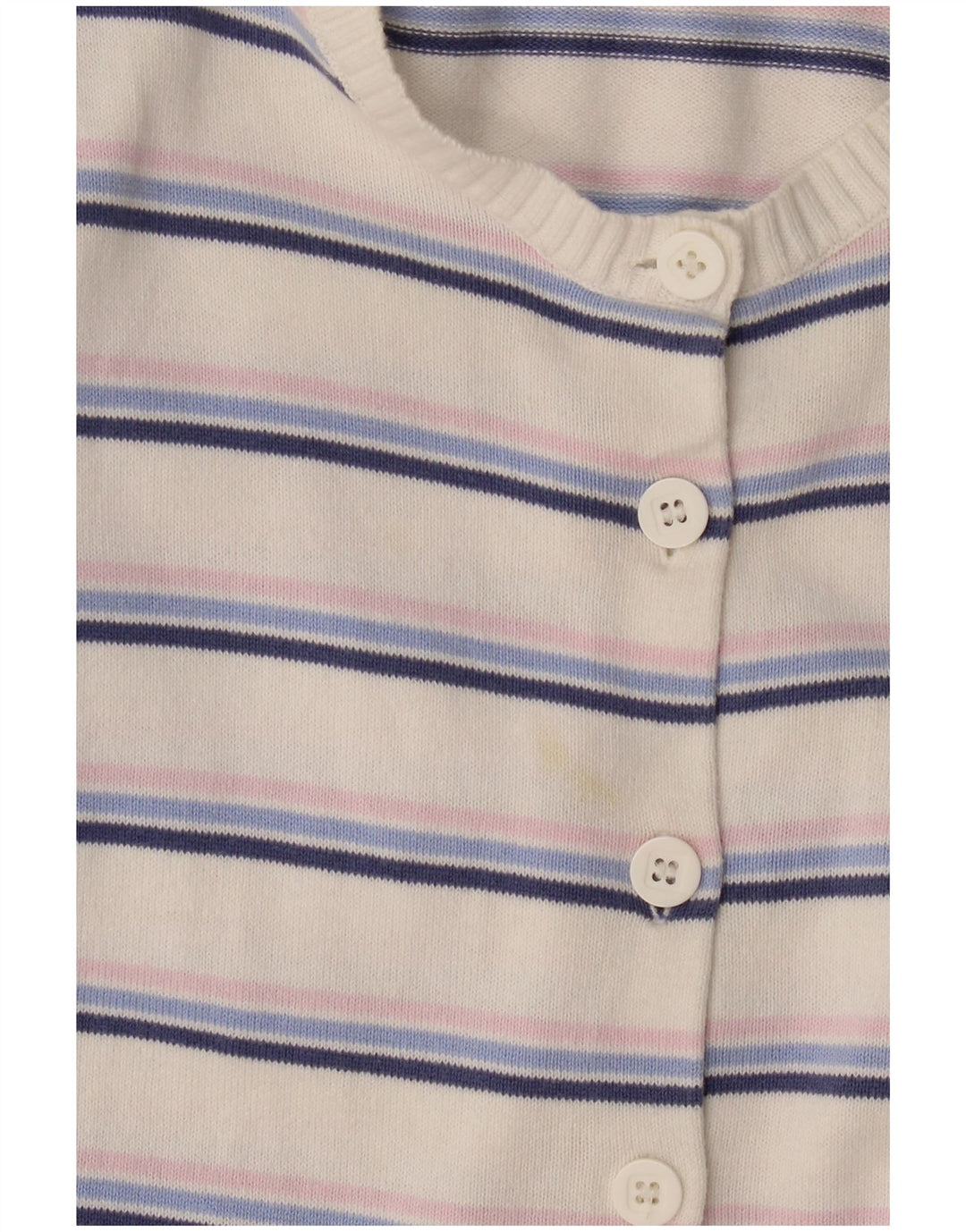 Marks & Spencer Γυναικεία ζακέτα UK 16 Large White ριγέ