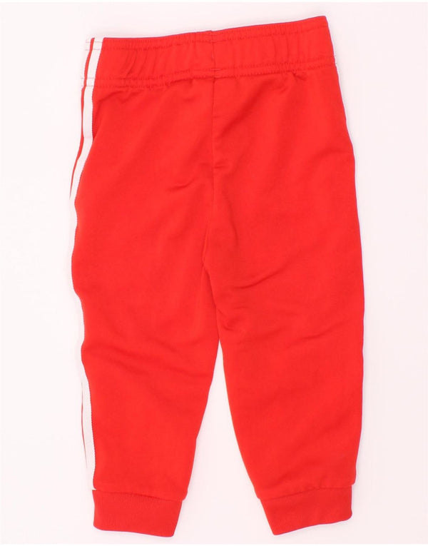 Παντελόνι αθλητικής φόρμας Adidas Baby Girls Joggers 12-18 μηνών κόκκινο πολυεστέρα