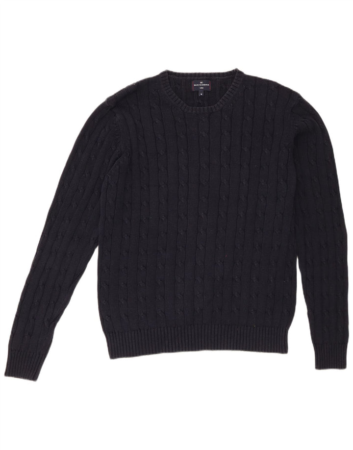 Ανδρικό πουλόβερ Marks & Spencer Blue Harbour Crew Neck Jumper Medium Navy Blue