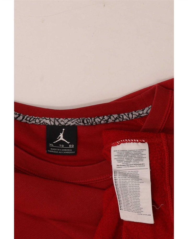Ανδρικό γραφικό φούτερ Jordan Jumper XL Red Cotton