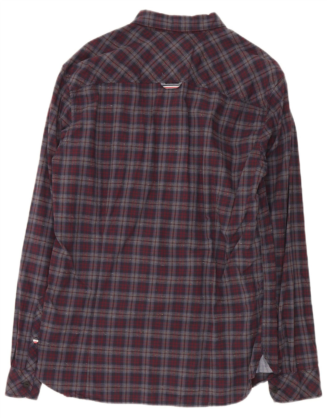 Ανδρικό φανελένιο πουκάμισο Tommy Hilfiger Slim Fit, μεγάλο κόκκινο βαμβακερό