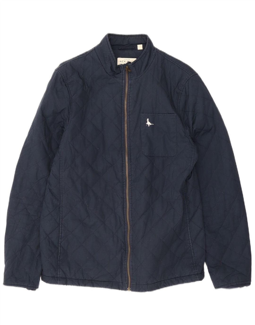 Jack Wills Ανδρικό καπιτονέ μπουφάν UK 38 Medium Navy Blue Cotton