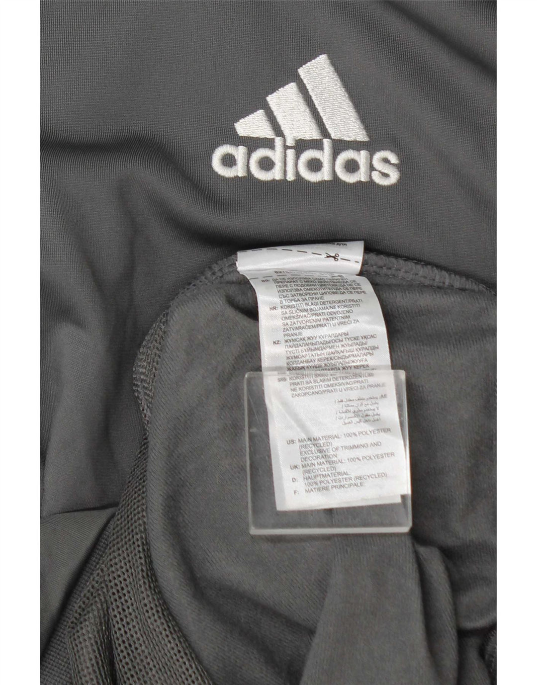 Ανδρική αθλητική φόρμα γραφικών Adidas Top Jacket Μεσαίο Γκρι Πολυεστέρας