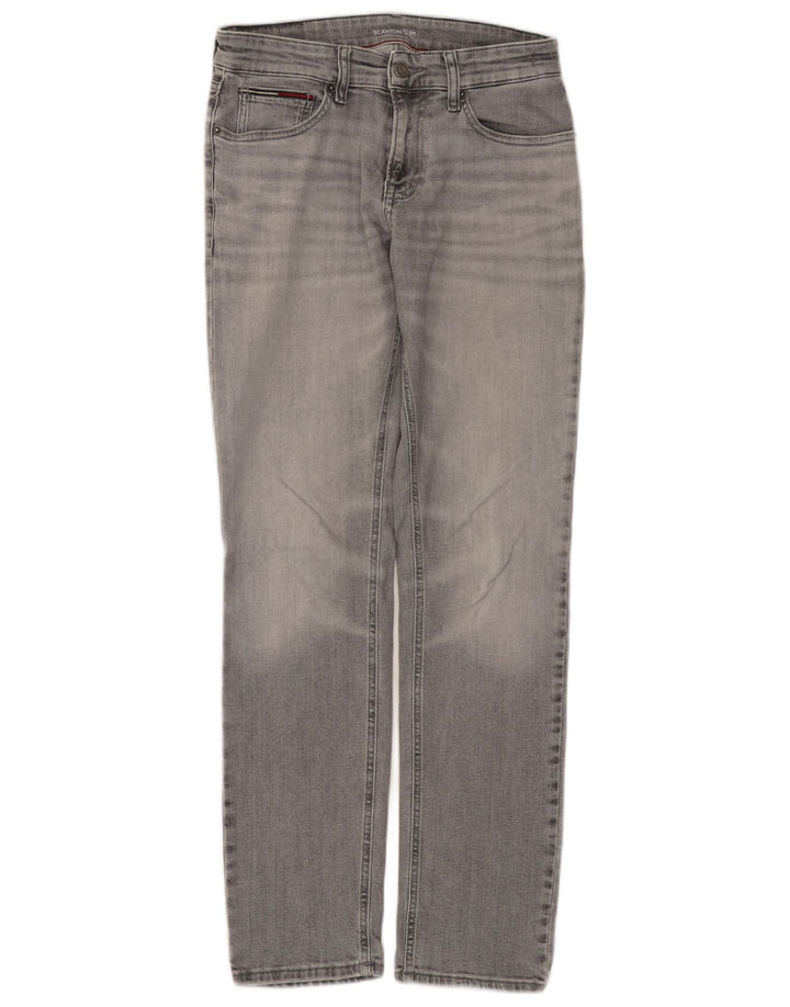 TOMMY HILFIGER Ανδρικό Scanton Slim Jeans W30 L32 Γκρι βαμβακερό