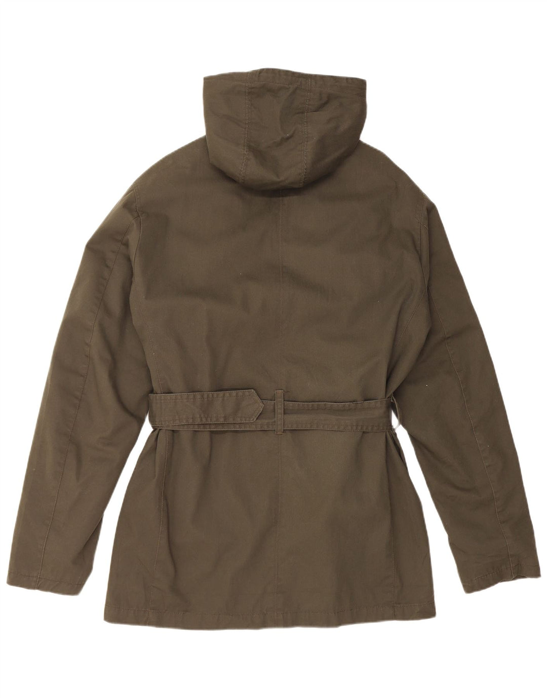 VINTAGE Ανδρικό μπουφάν Parka με κουκούλα UK 40 Μεγάλο Χακί Βαμβάκι