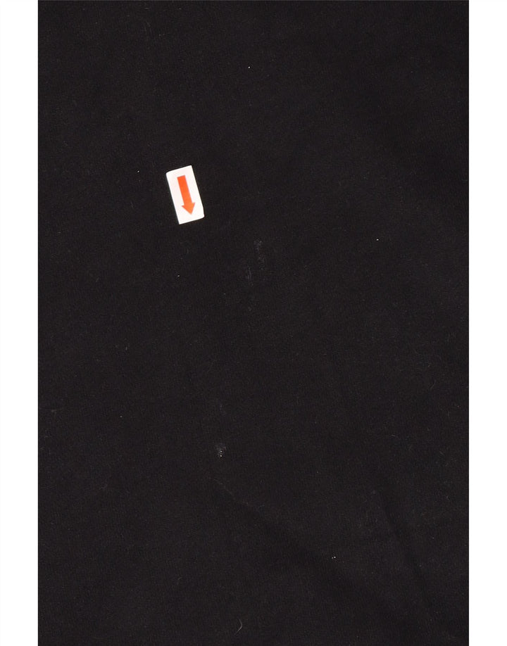 Ανδρικό φούτερ με λαιμόκοψη Superdry, μεγάλο μαύρο βαμβακερό