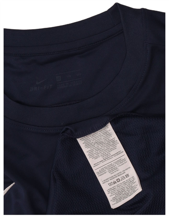 Ανδρικό T-shirt Nike Dri Fit Top 2XL Navy Blue Polyester
