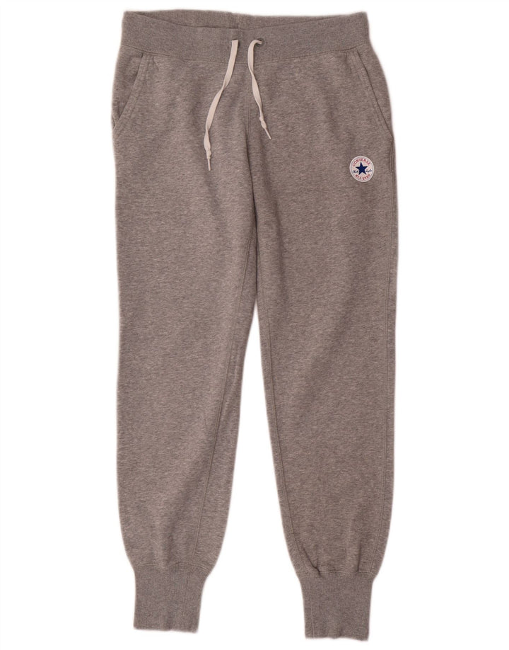 Ανδρική αθλητική φόρμα Converse Παντελόνι Joggers Μικρό βαμβακερό γκρι