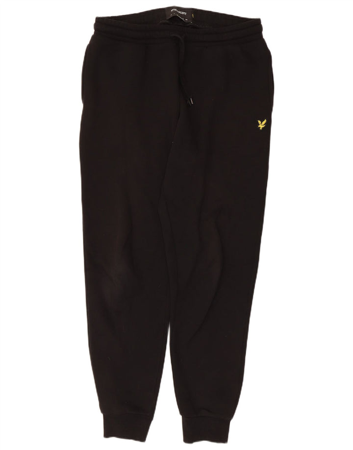 Ανδρική φόρμα Lyle & Scott Παντελόνι Joggers Μεσαίο μαύρο βαμβακερό
