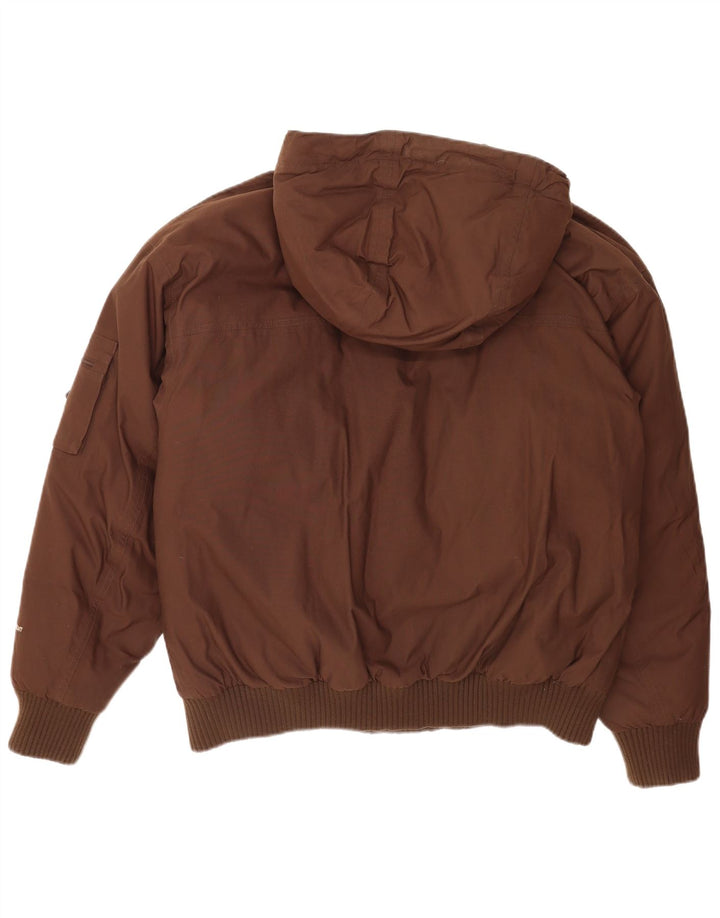 Ανδρικό μπουφάν με κουκούλα North Face Windbreaker UK 38 Medium Brown Nylon