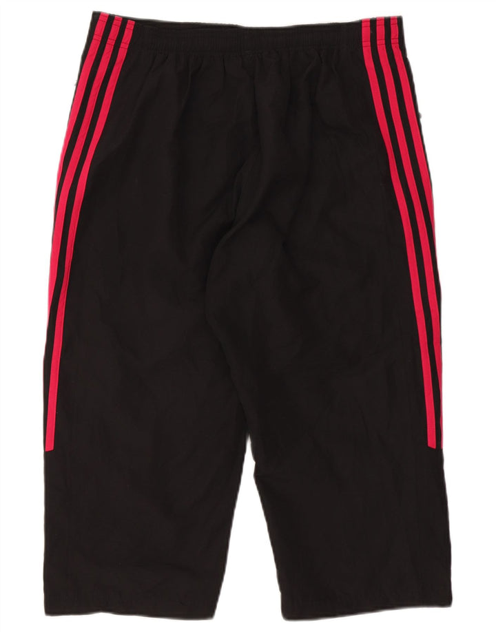 Adidas Γυναικεία φόρμα φόρμας Capri UK 16 Large Μαύρο Πολυεστέρας