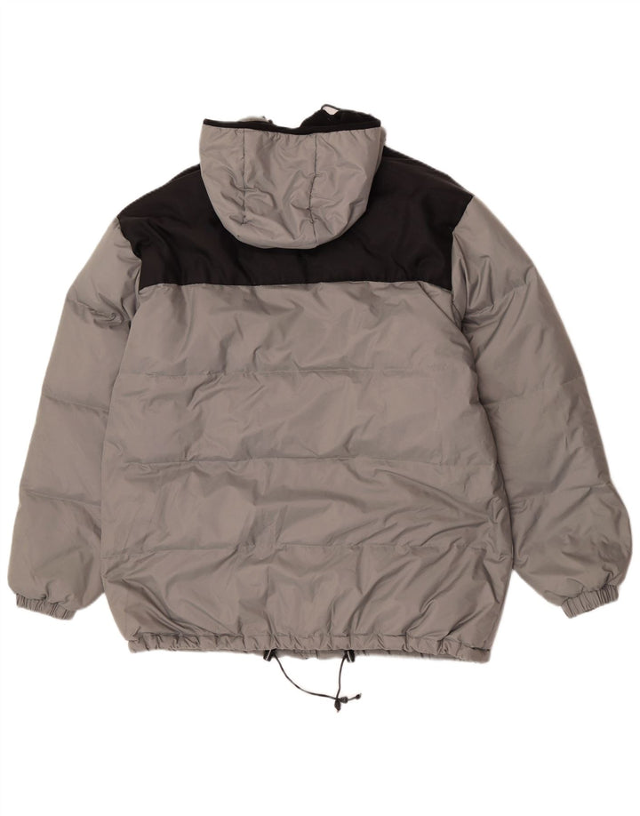 Ανδρικό μπουφάν με κουκούλα Fishbone UK 38 Medium Grey Colourblock Nylon